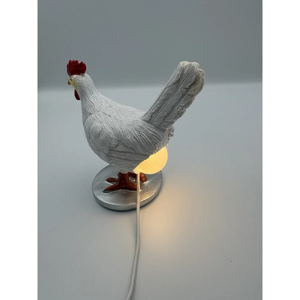 Chicken Egg Lamp USB Funny Animal Night‎ Light Decoration Table Lamp Open Box